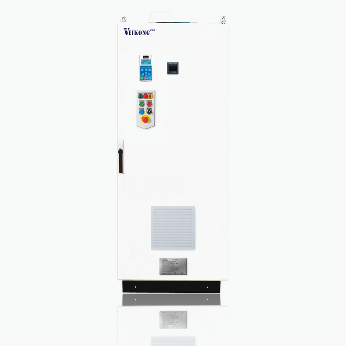 Arrancador Suave en Gabinete VKS-8000-160-T4PRO Trifásico, 380 - 480 VAC, 200 hp. Incluye: Interruptor termomagnético, panel de control, botones e indicador digital, paro de emergencia, y supresor de sobrevoltaje