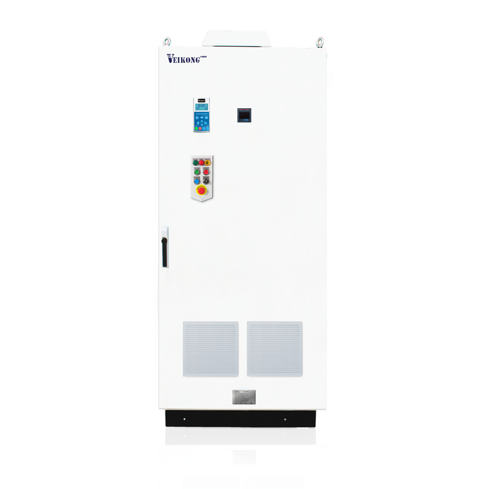Arrancador Suave en Gabinete VKS-8000-220-T4PRO Trifásico, 380 - 480 VAC, 300 hp. Incluye: Interruptor termomagnético, panel de control, botones e indicador digital, paro de emergencia, y supresor de sobrevoltaje